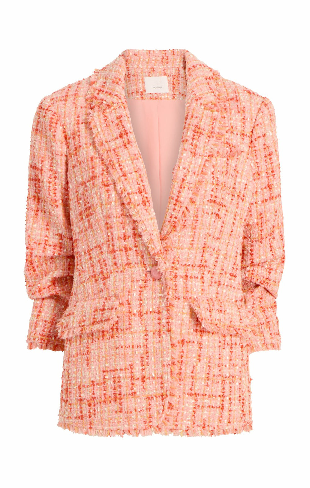 Lucie Boucle Khloe Blazer Pink Poppy Multi