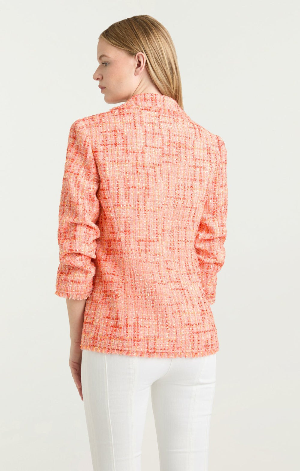 Lucie Boucle Khloe Blazer Pink Poppy Multi