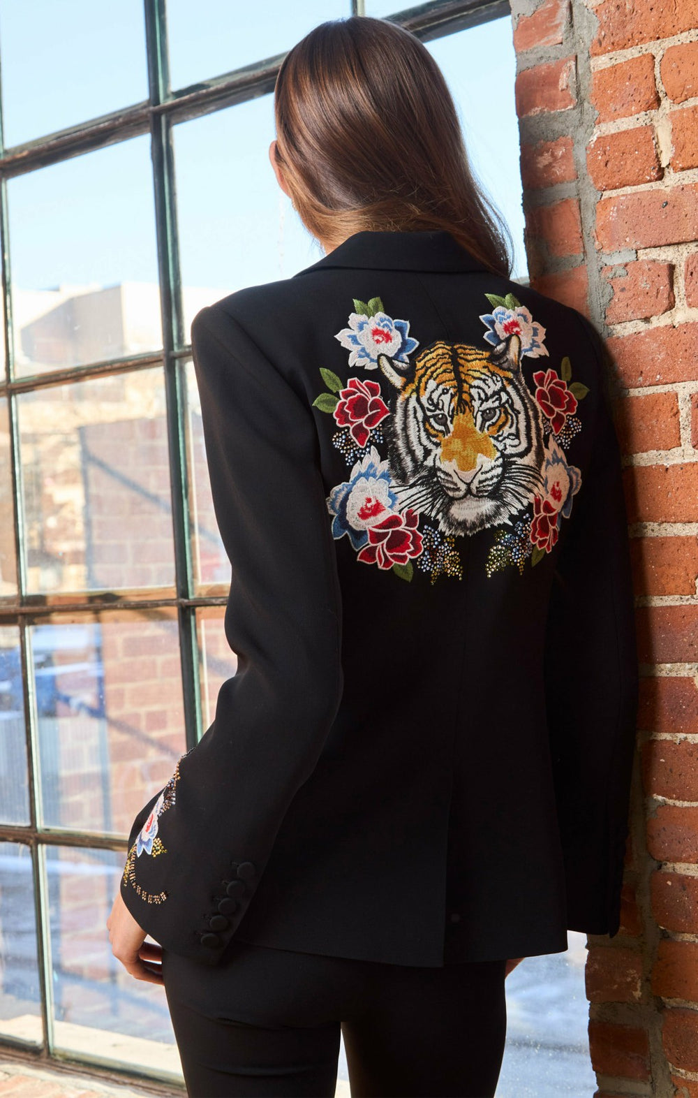 Le Beau Tigre Cheyenne Blazer Black/Multi