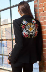 Le Beau Tigre Cheyenne Blazer Black/Multi