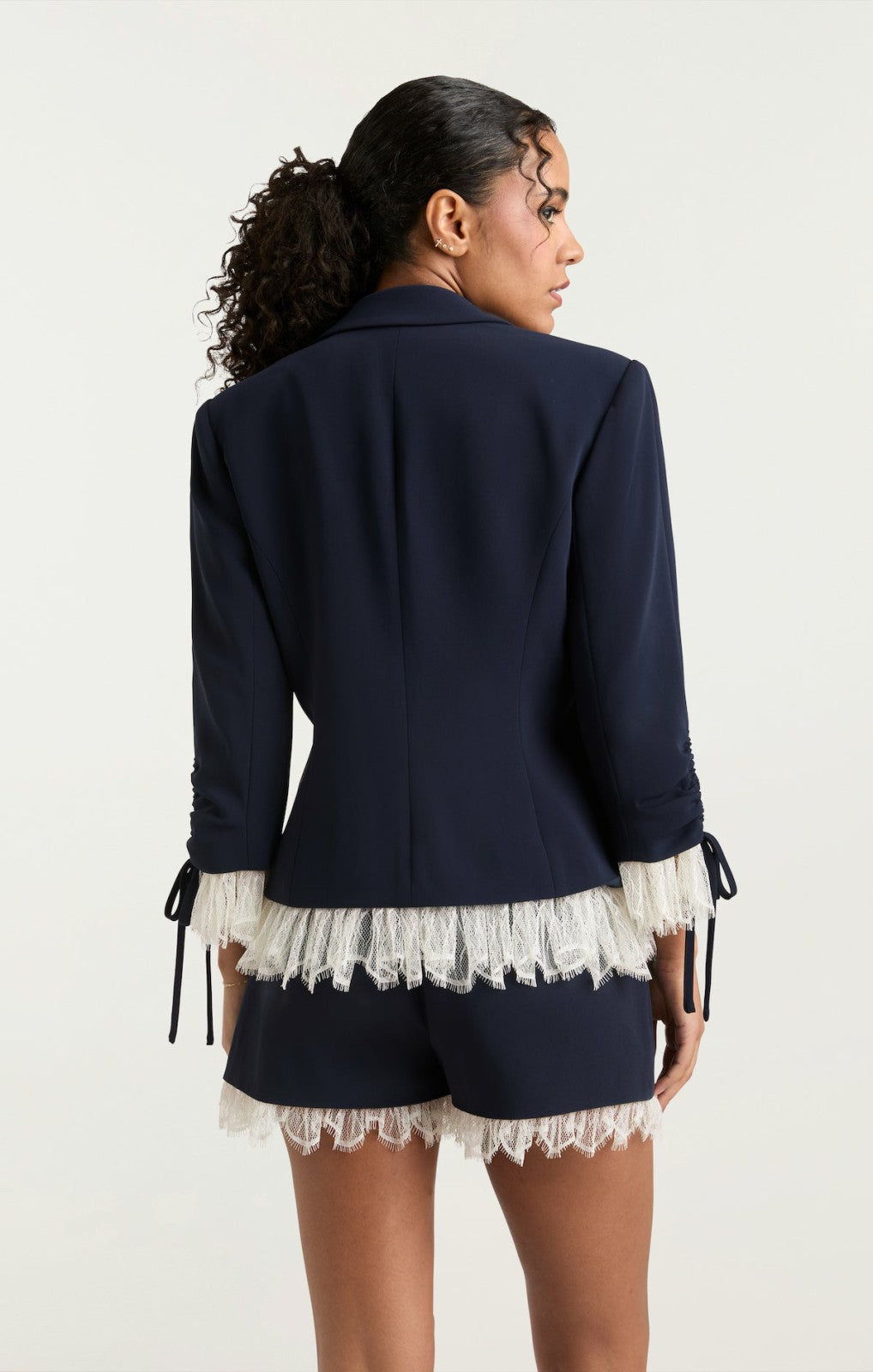 Le Petit Roxie Blazer Navy/Ivory