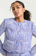 Lucie Boucle Audette Jacket Honey Lavender Multi