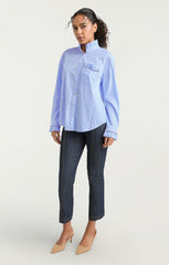 Gerda Top Blue Hydrangea/Ivory