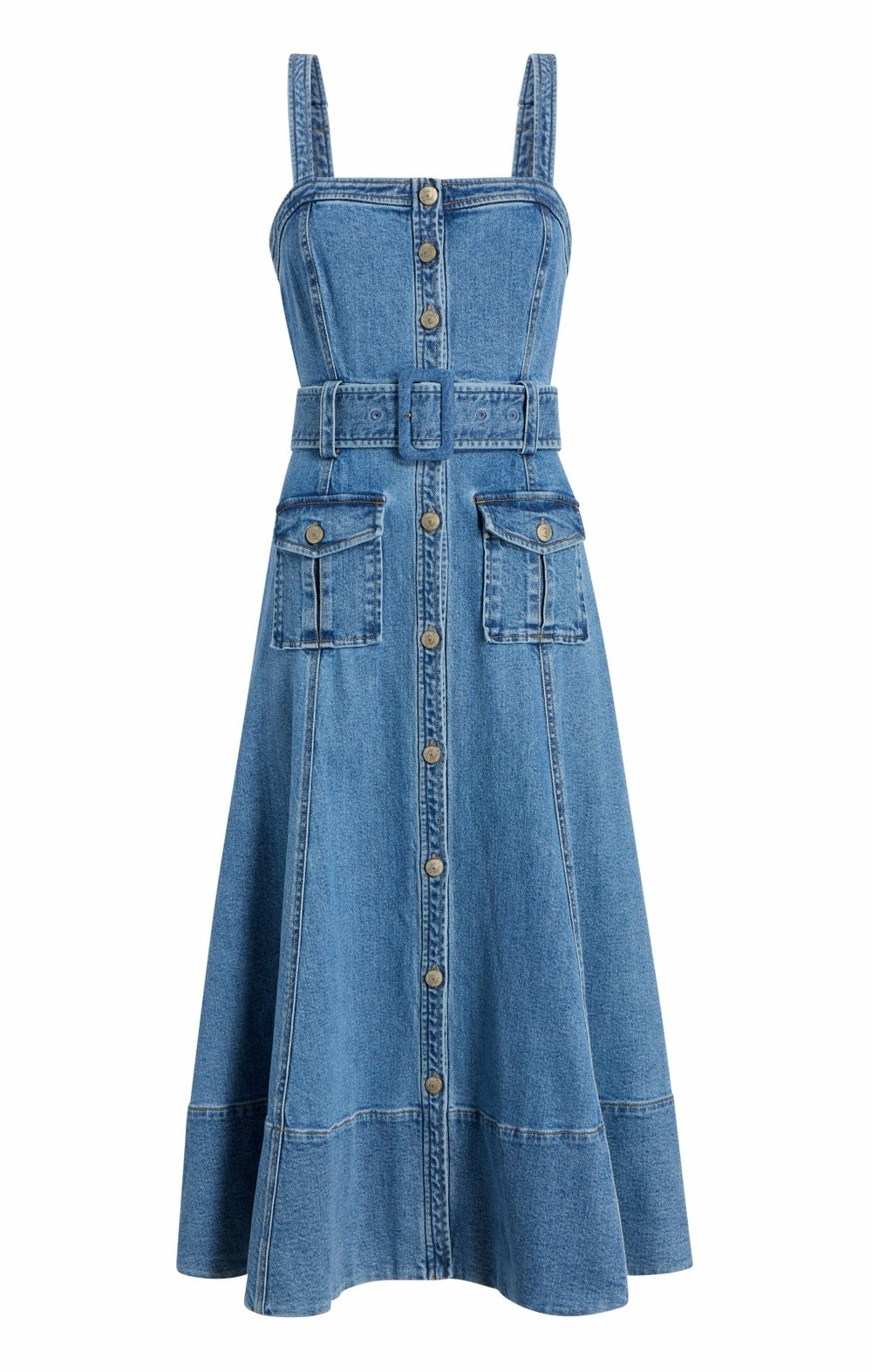 Denim Vega Dress Blue Haze