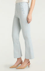 Two Tone Melange Linda Pant Kettle Pond/White