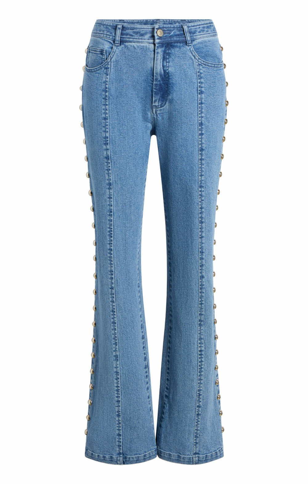 Studded Shailene Pant Blue Haze