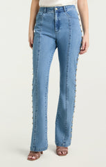 Studded Shailene Pant Blue Haze