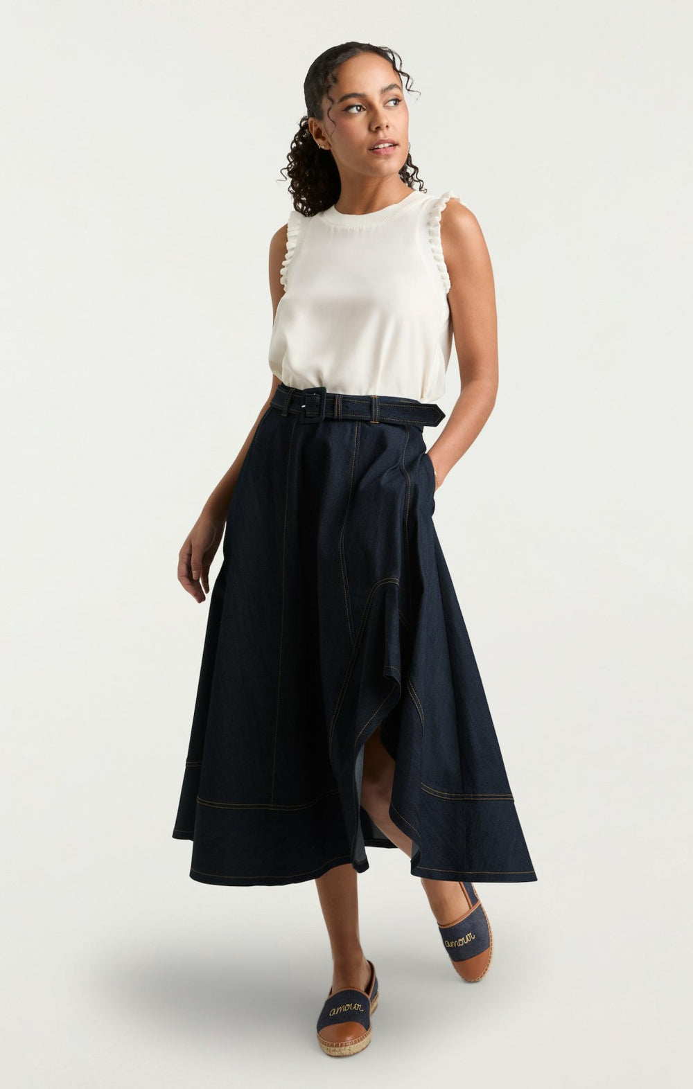 Zelda Skirt Indigo