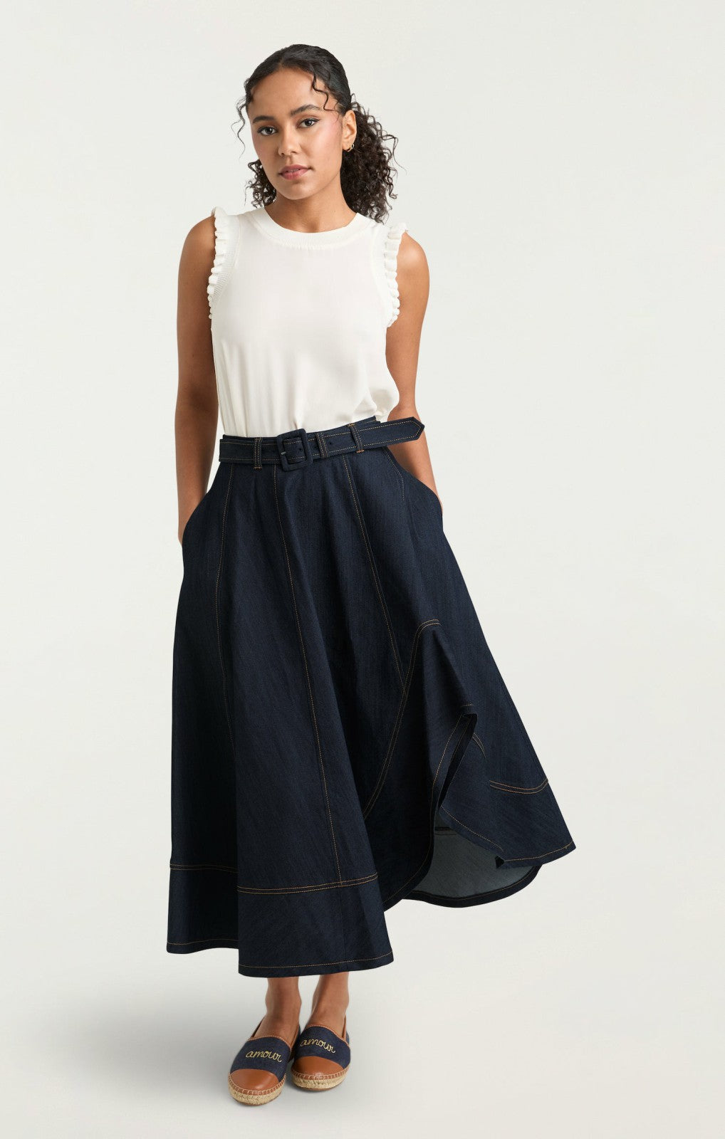 Zelda Skirt Indigo