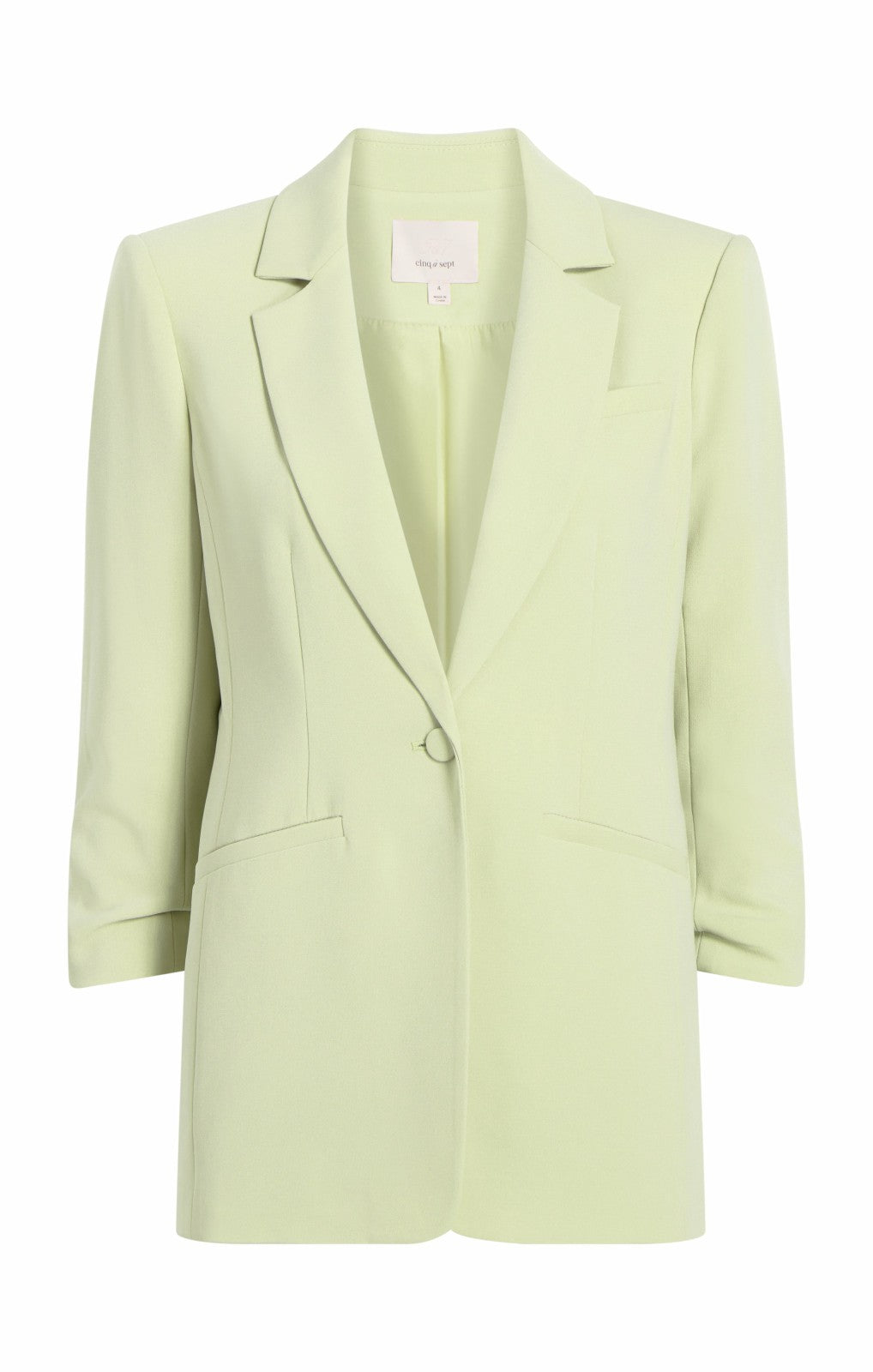 Crepe Khloe Blazer Lime Cream
