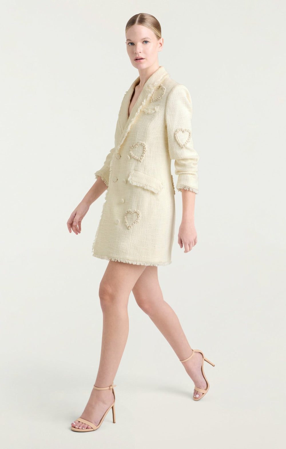 Beaded Heart Joel Dress Gardenia