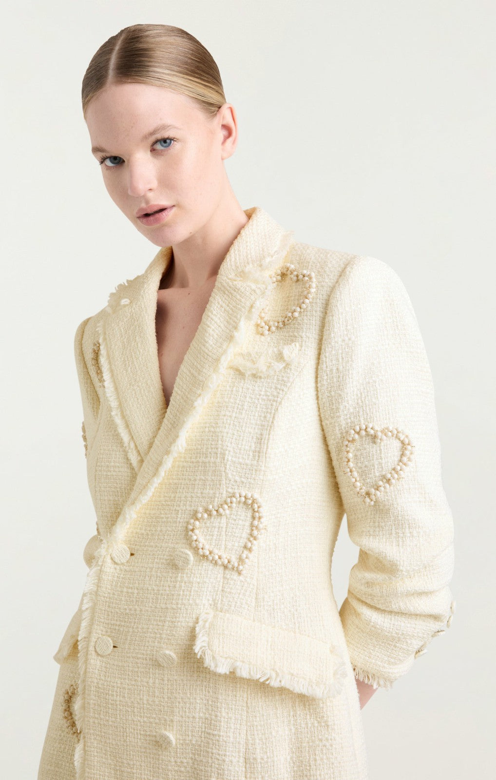 Beaded Heart Joel Dress Gardenia