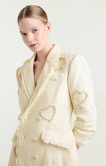 Beaded Heart Joel Dress Gardenia