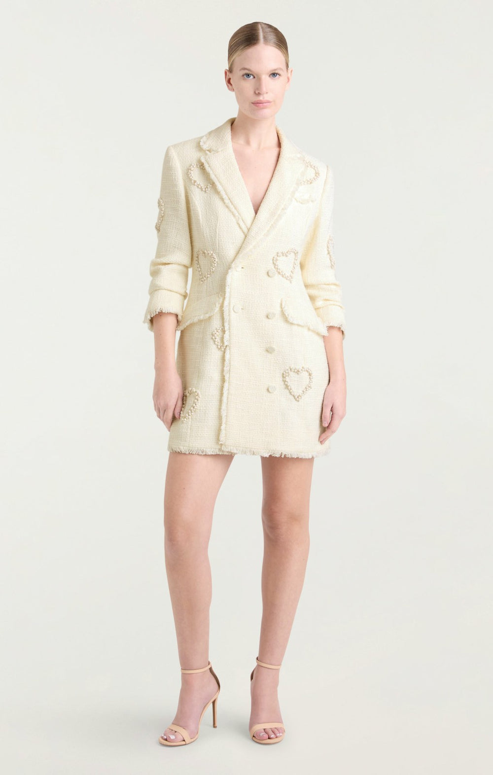 Beaded Heart Joel Dress Gardenia