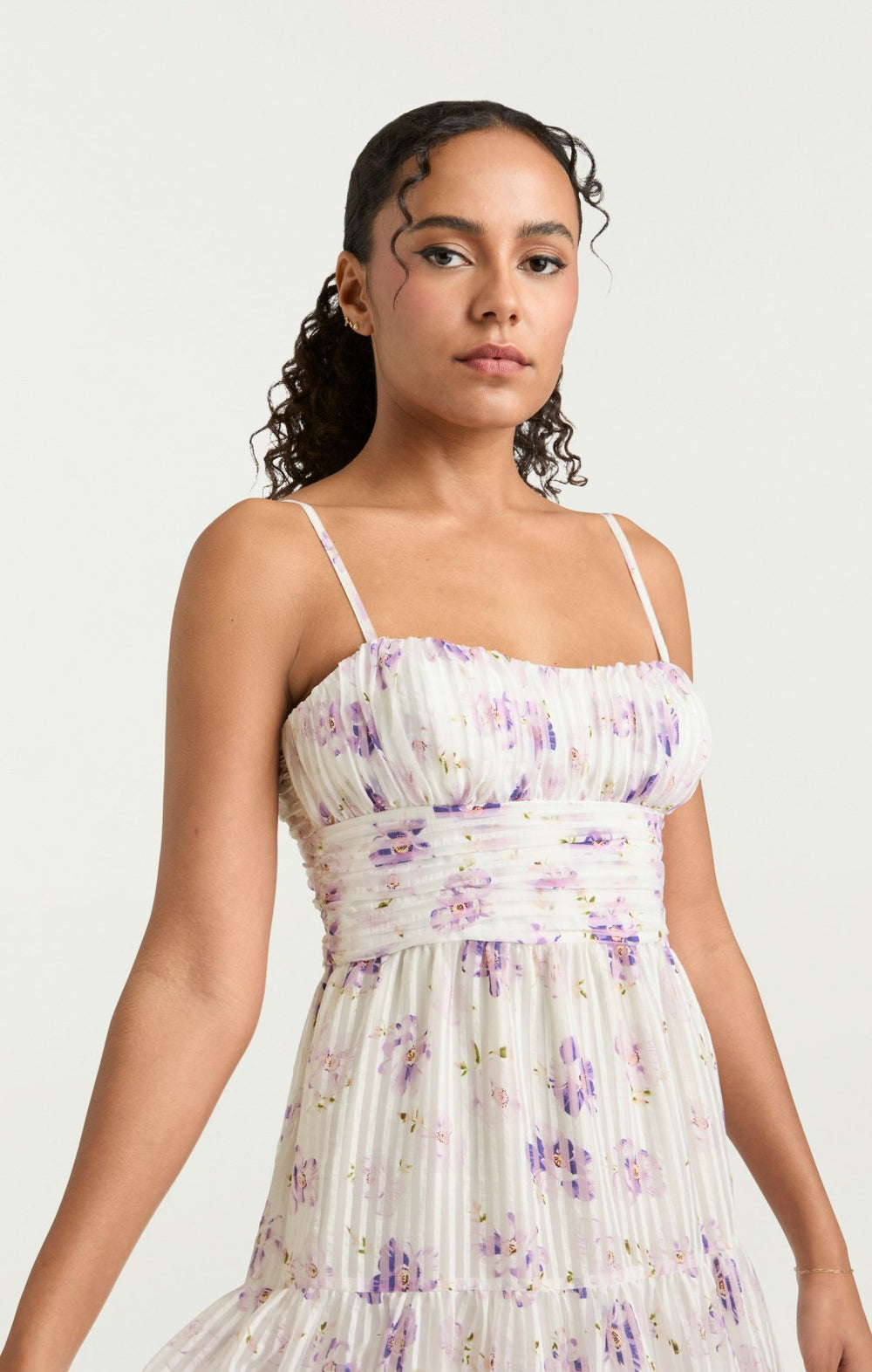 Tossed Poppies Joie Dress Ivory Multi