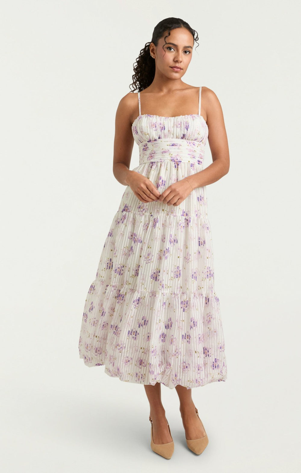 Tossed Poppies Joie Dress Ivory Multi