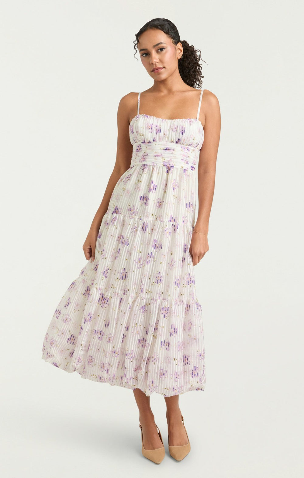 Tossed Poppies Joie Dress Ivory Multi