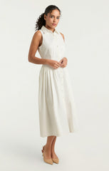 Losey Dress White