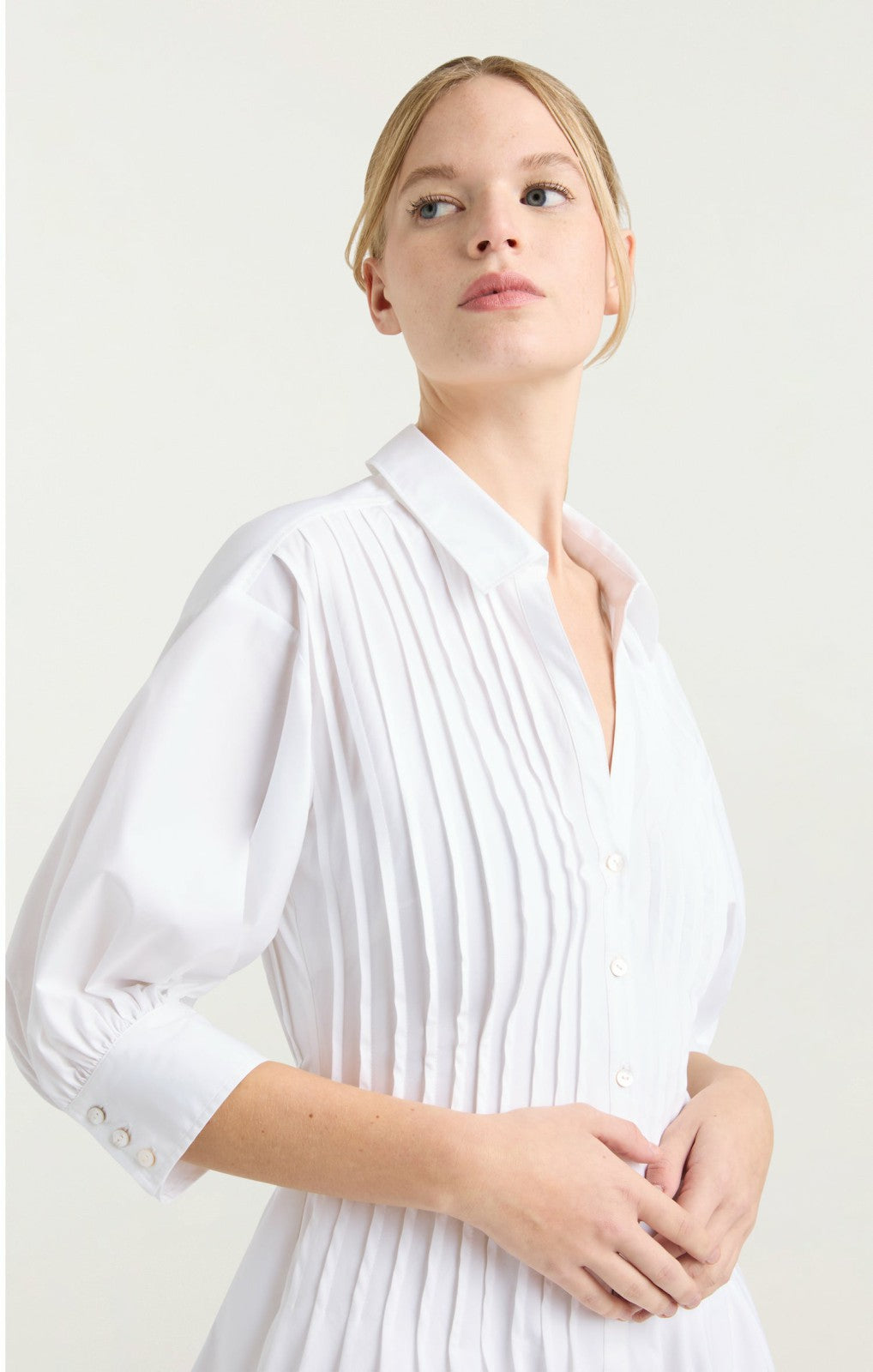 Monty Dress White
