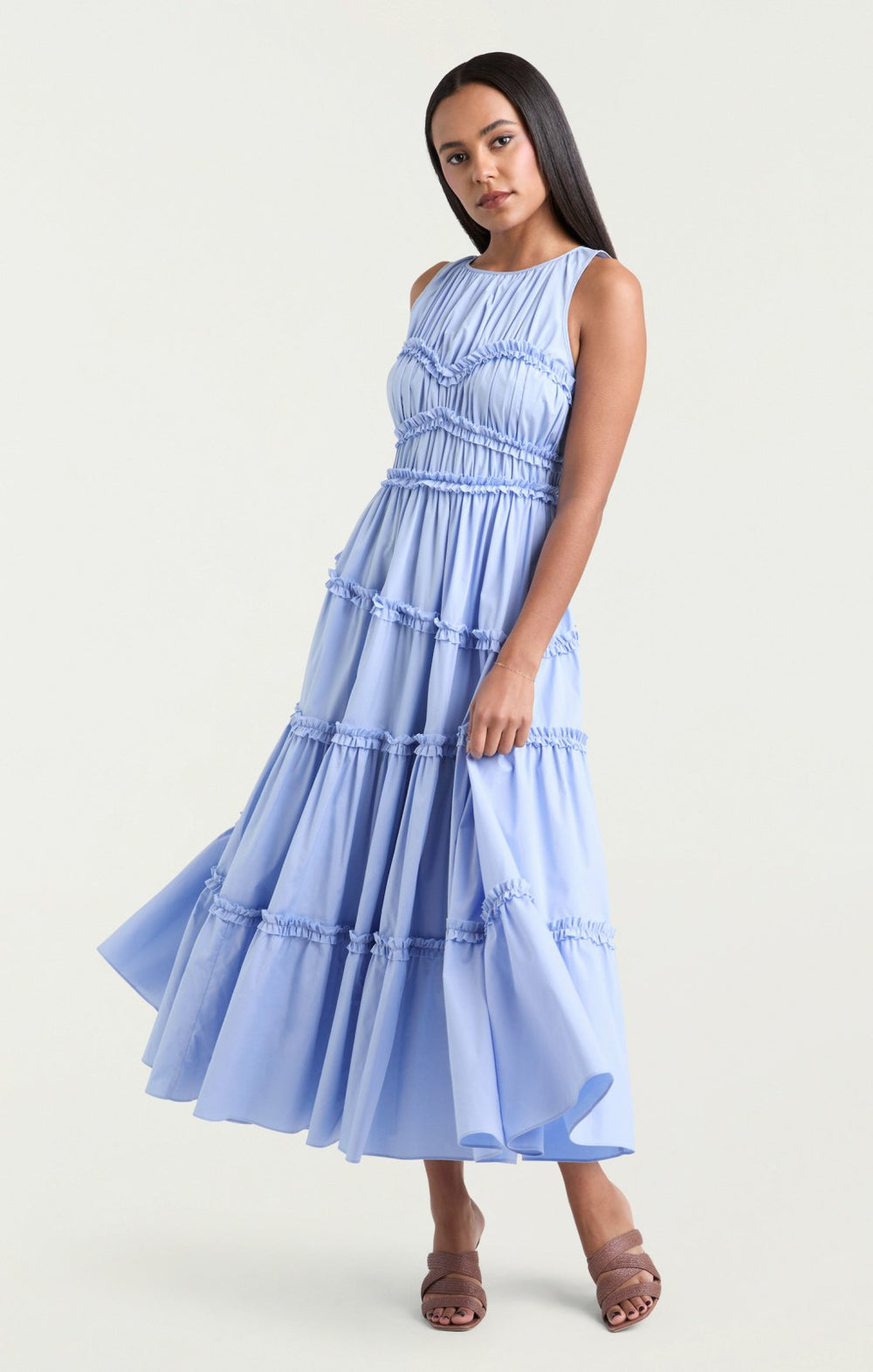 Sirrina Dress Blue Hydrangea