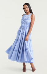 Sirrina Dress Blue Hydrangea