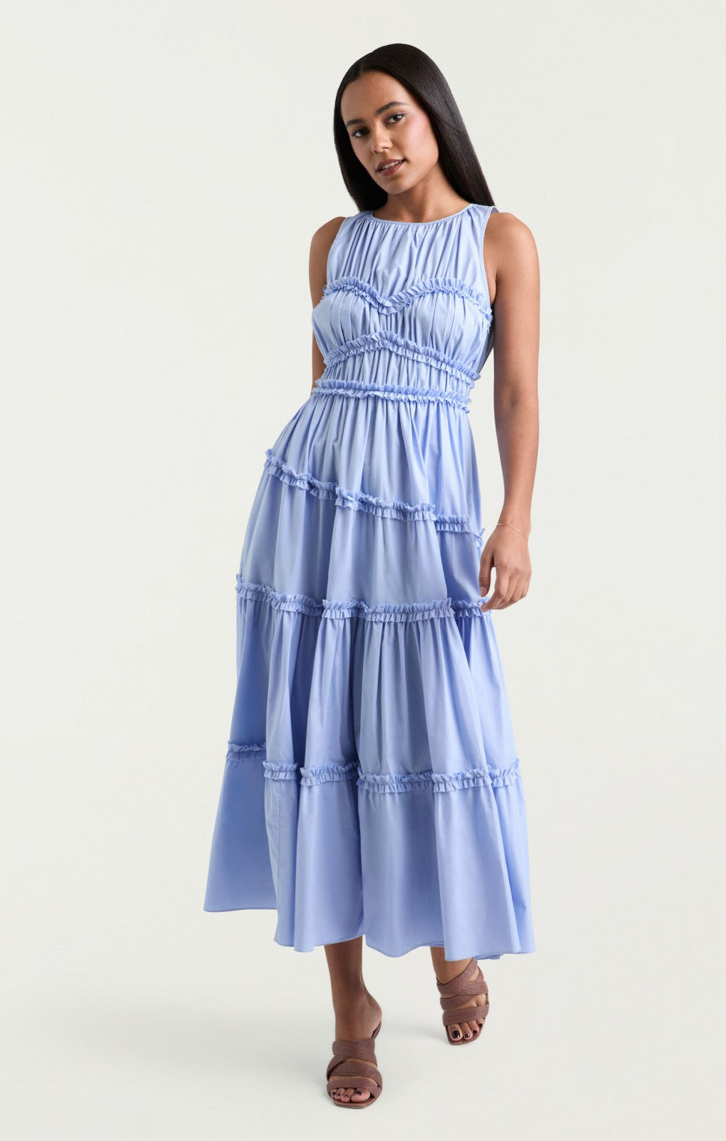 Sirrina Dress Blue Hydrangea