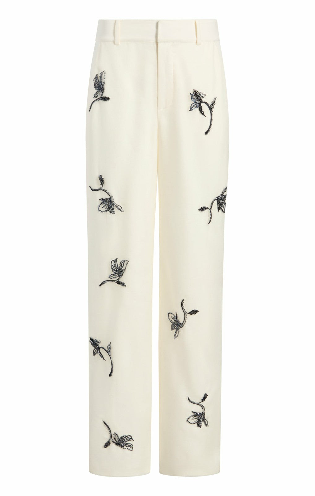 Falling Lilies Zinon Pant Ivory/Navy