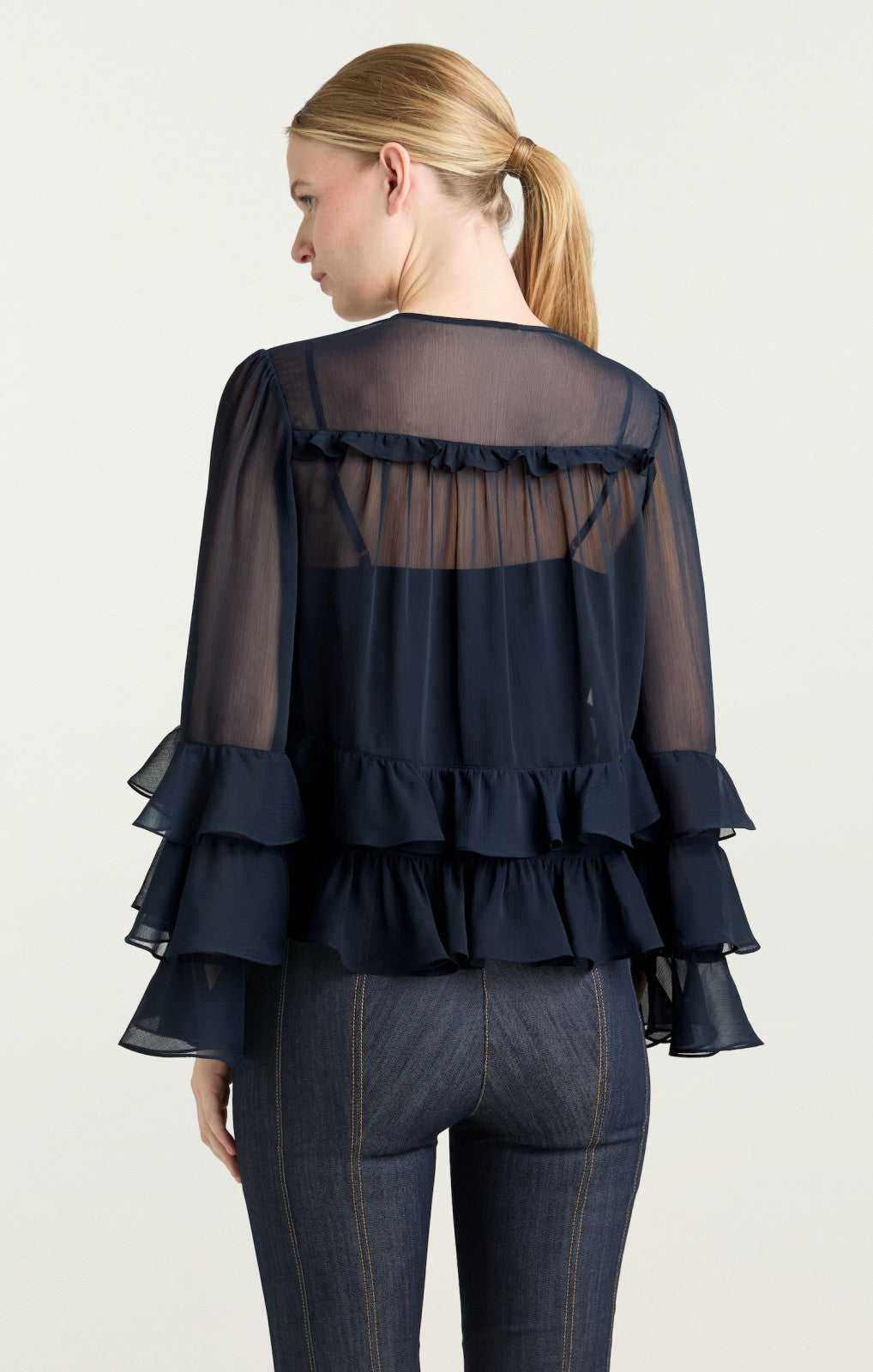 Steffina Top Navy