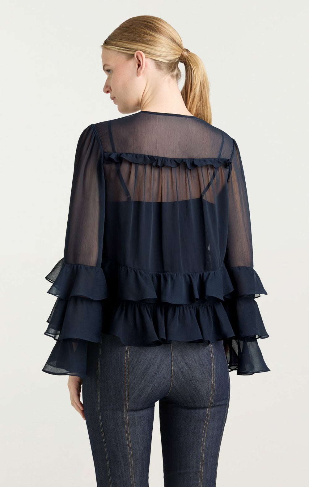 Steffina Top Navy