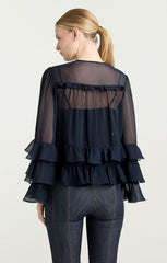 Steffina Top Navy