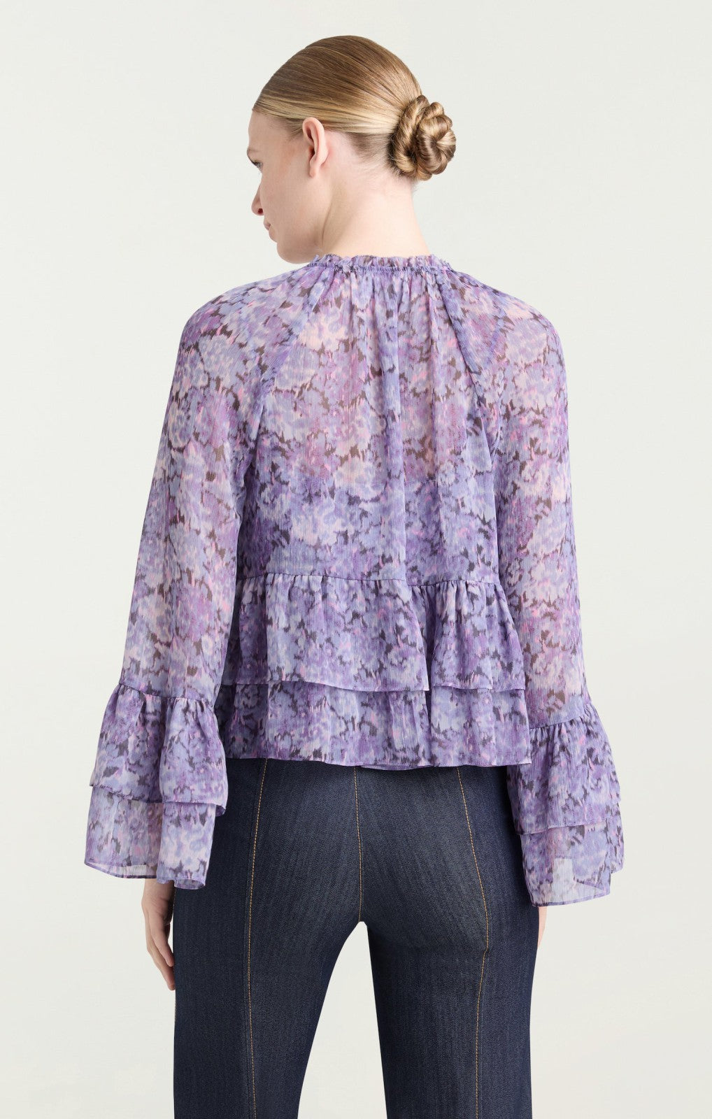 Painted Hydrangea Daiya Top Lilac Wine Multi