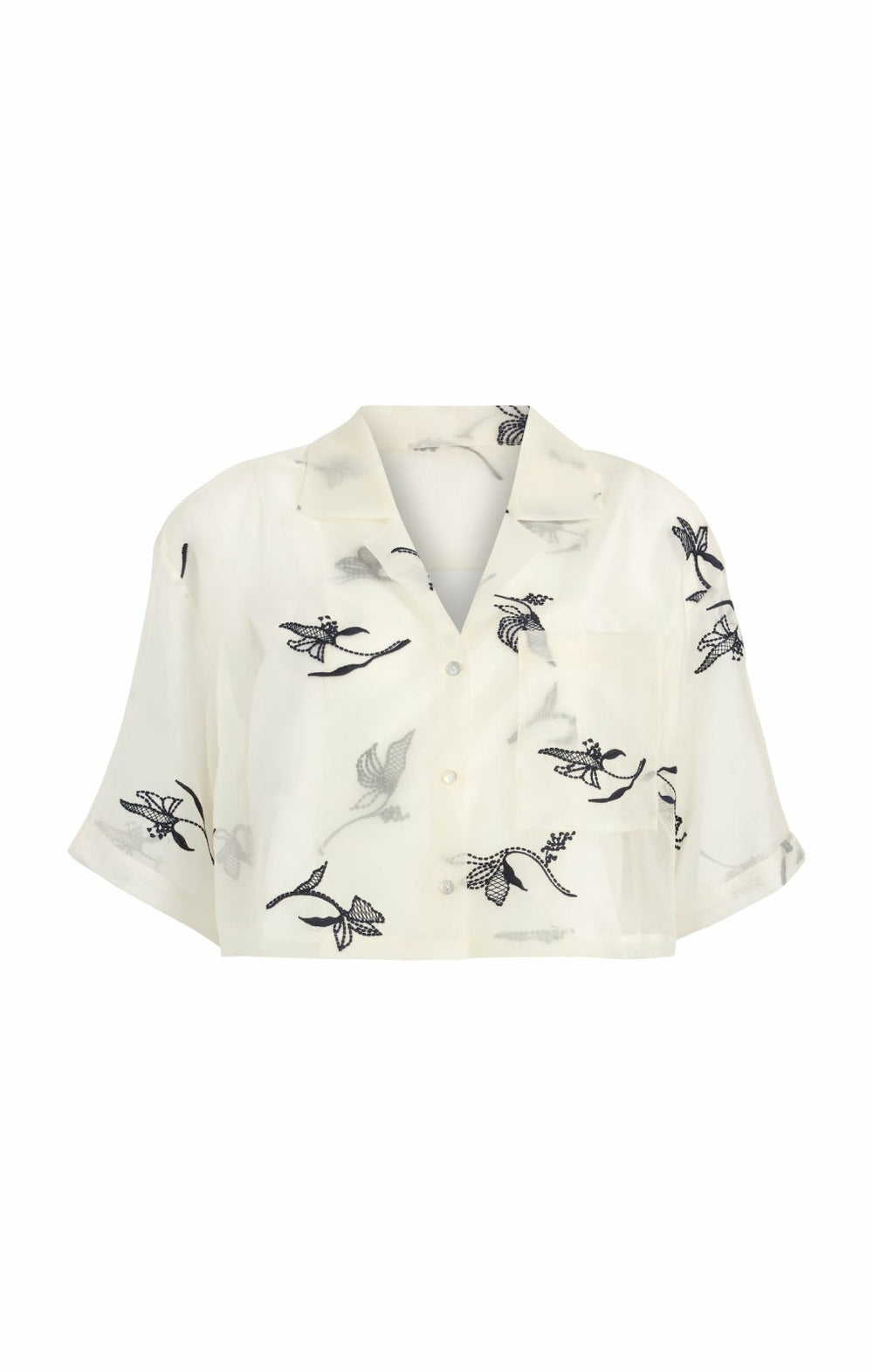 Heligan Top Ivory/Navy