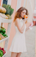 Sleeveless Lucilla Dress Ivory