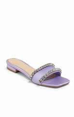 Catherine Crystal Slide Honey Lavender/Clear