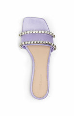 Catherine Crystal Slide Honey Lavender/Clear