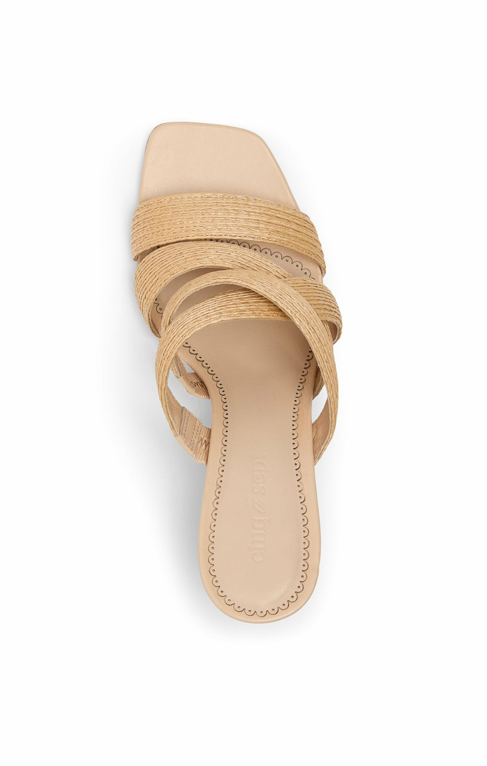 Dina Sandal Natural Raffia