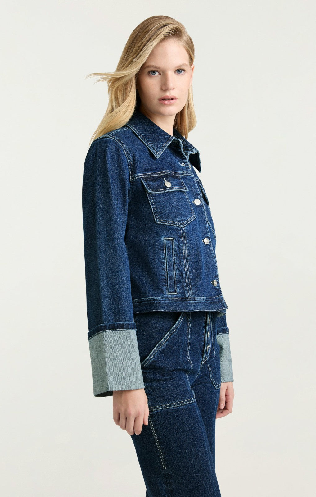 Isaline Jacket Oceane/Ivory