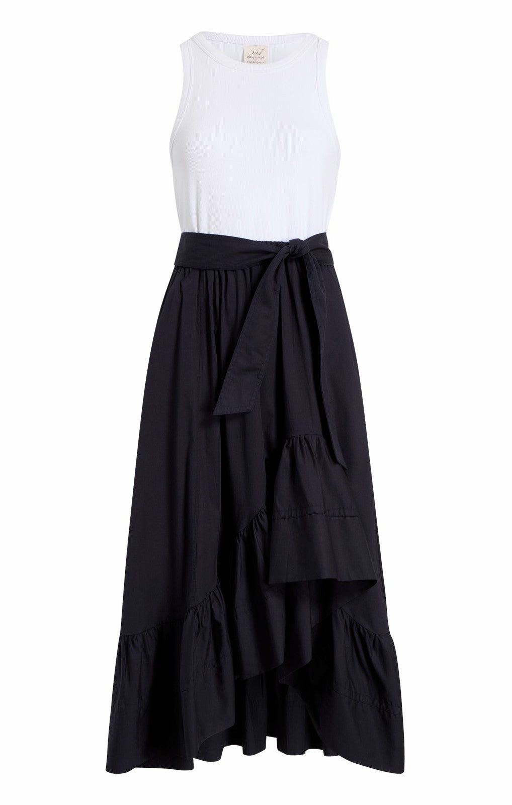 Zayla Dress White/Navy
