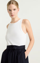 Zayla Dress White/Navy