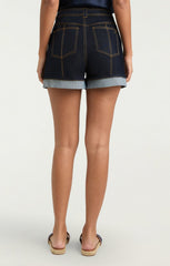 Cuffed Benji Short Indigo
