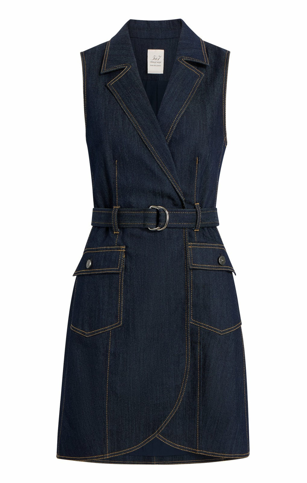 Sleeveless Jenessa Dress Indigo
