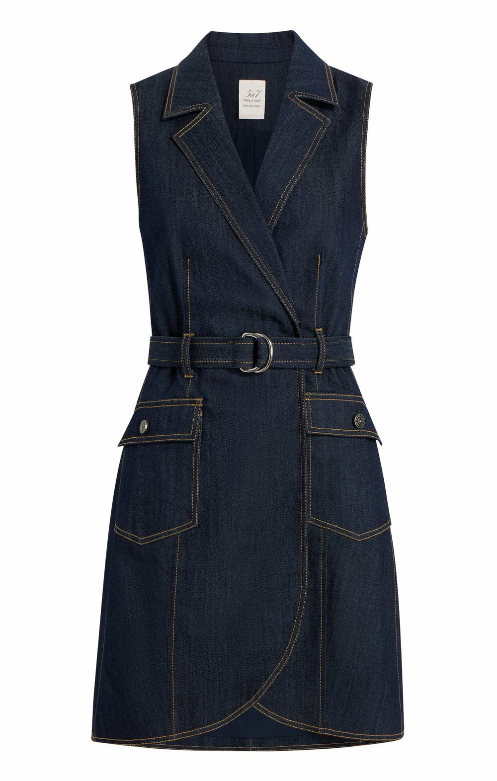 Sleeveless Jenessa Dress Indigo
