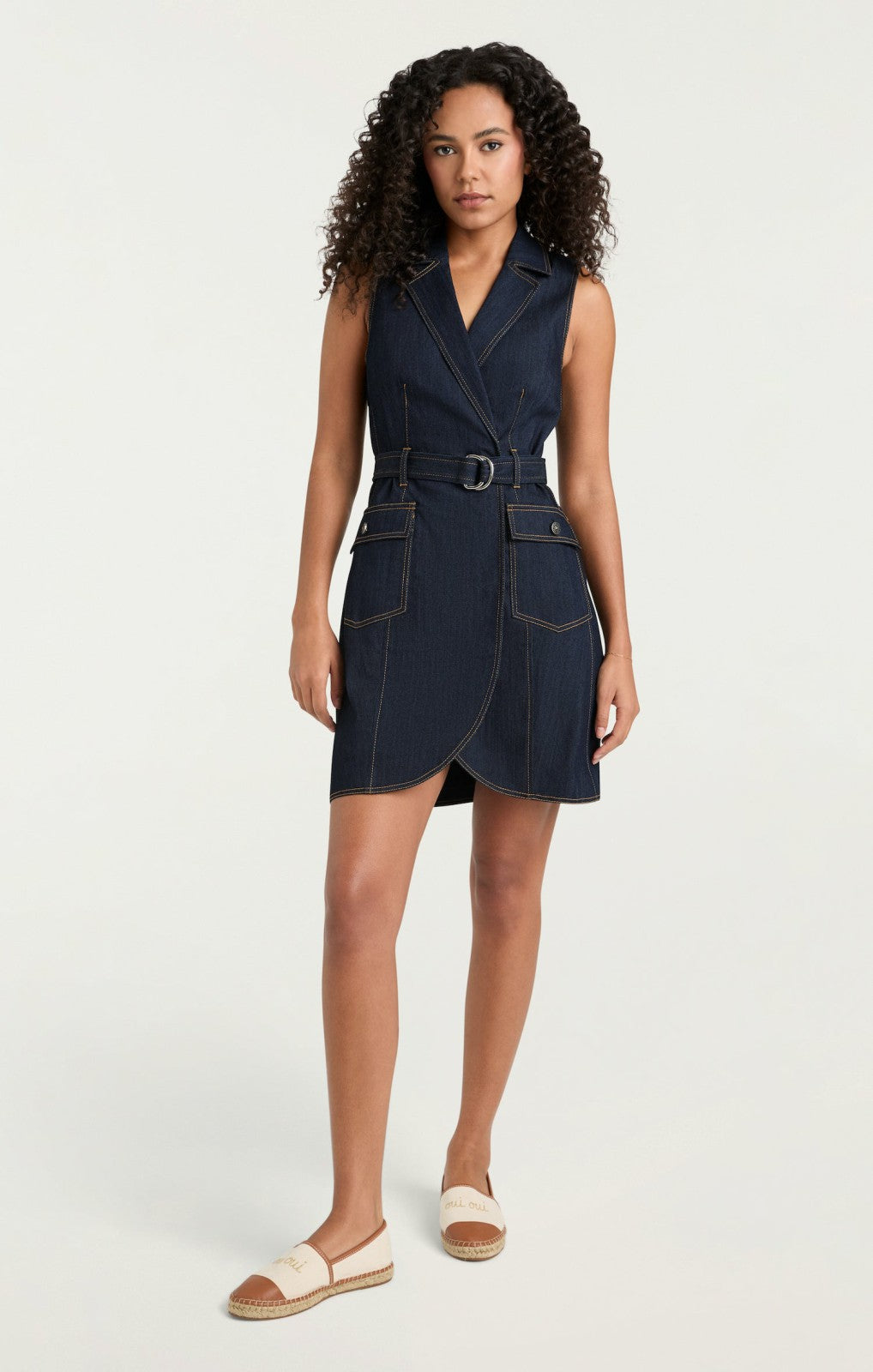 Sleeveless Jenessa Dress Indigo