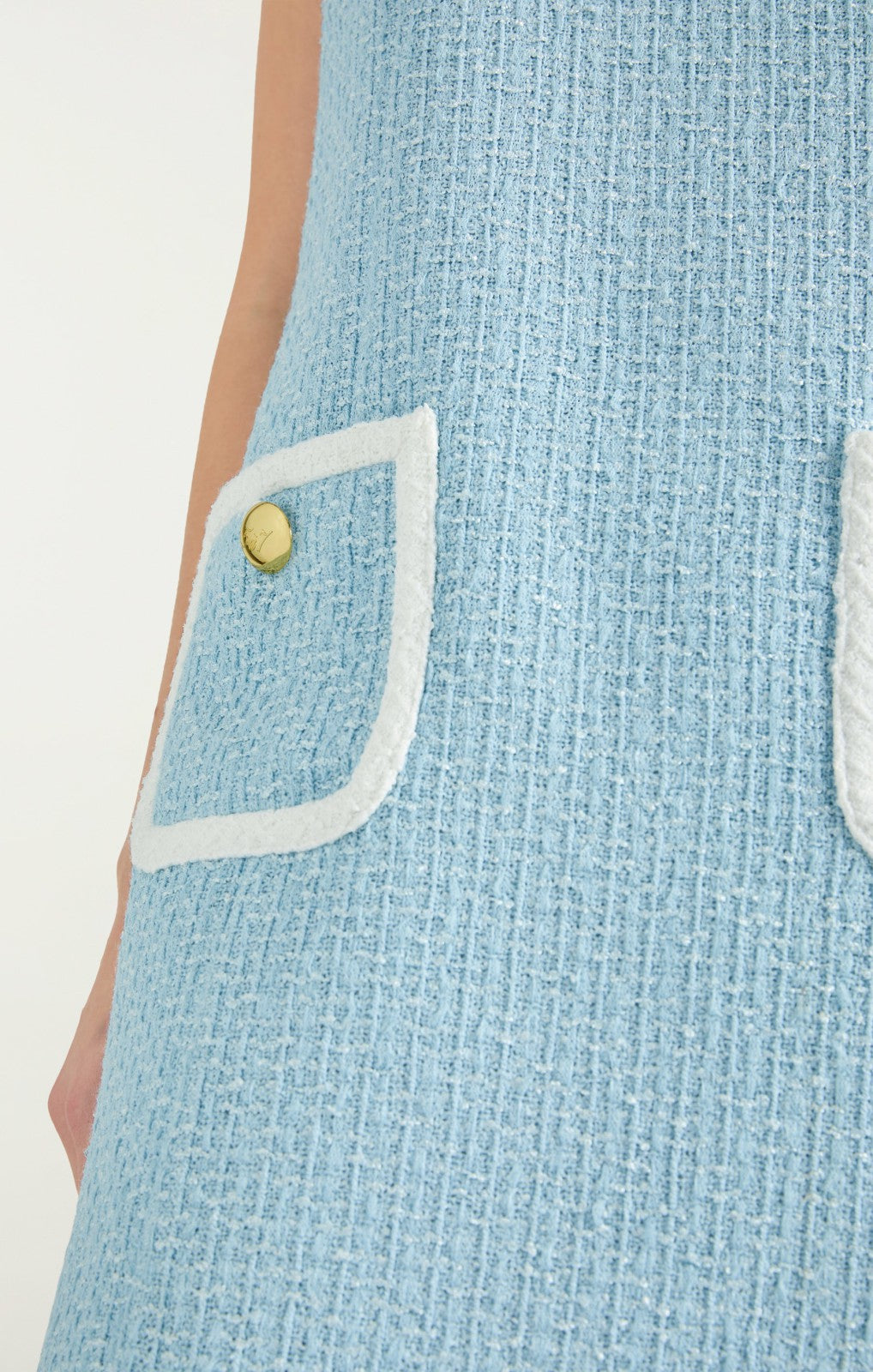 Contrast Auden Dress Whispering Sky /White