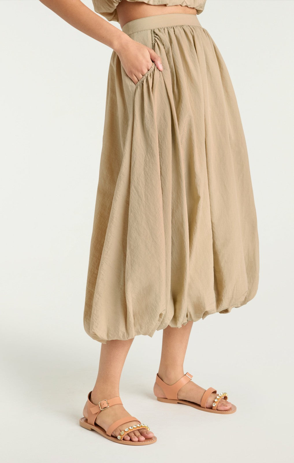 Allinae Skirt Khaki