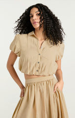 Allinae Top Khaki
