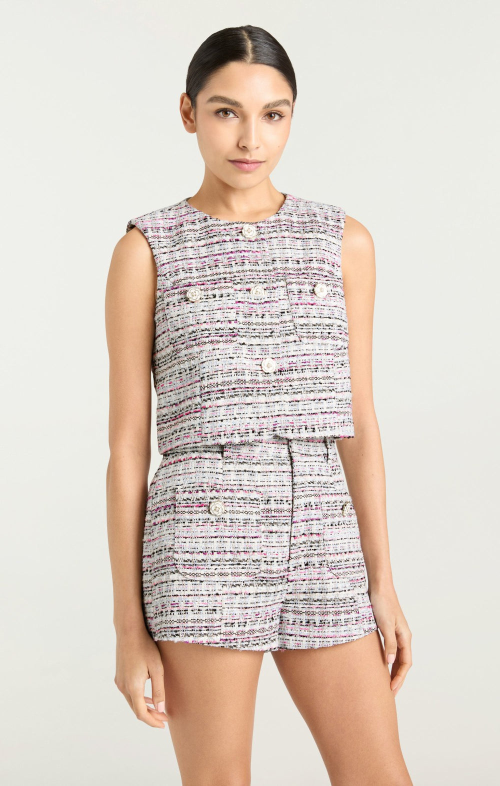 Auden Vest Vibrant Plum Multi