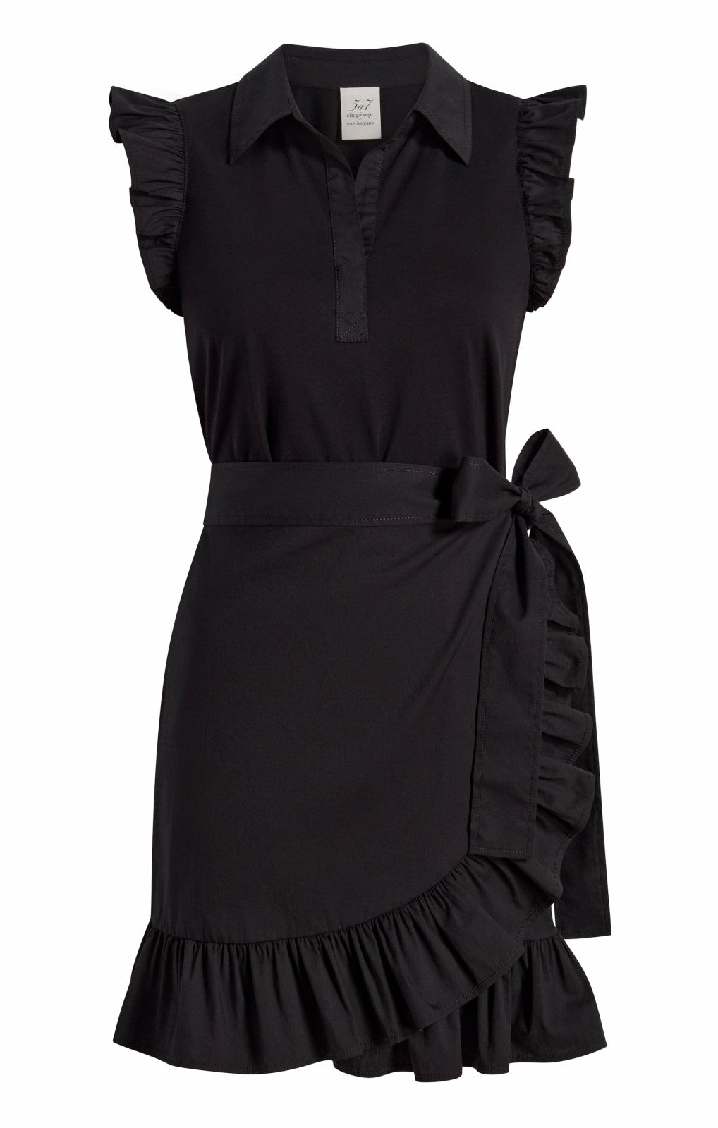 Collar Mahlia Dress Black