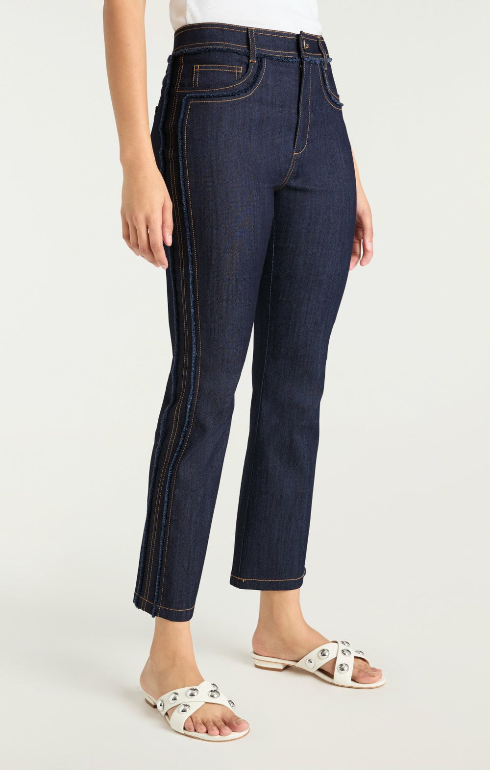Cropped Sallie Pant Indigo