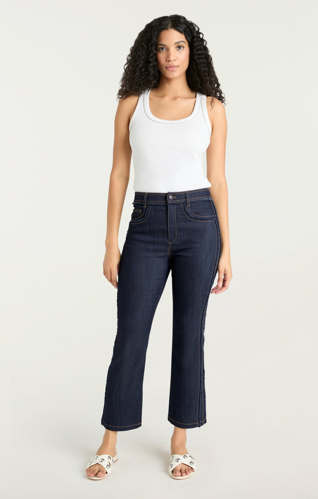 Cropped Sallie Pant Indigo